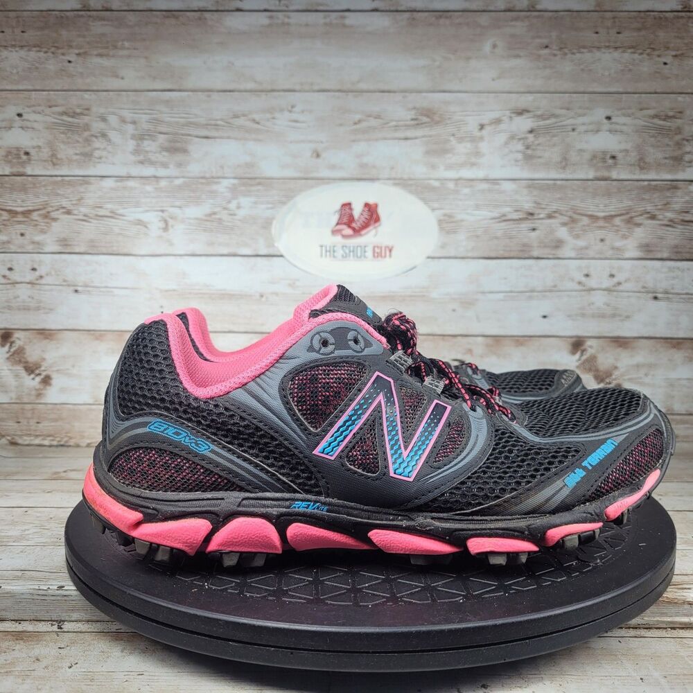 New Balance 810v3 Sneakers Women's Size 7.5 Black Pink Comfort Lace Up Walking